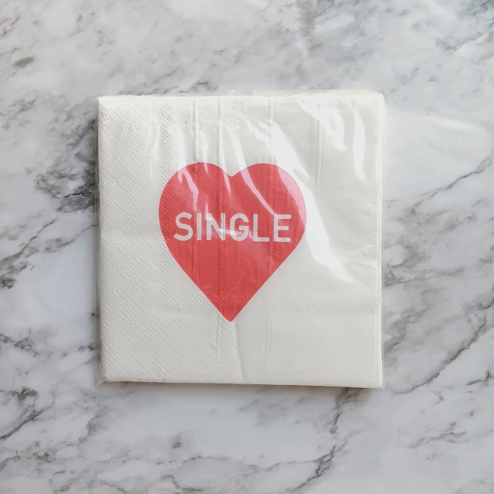 Valentine's Day Beverage Napkins 2 pk